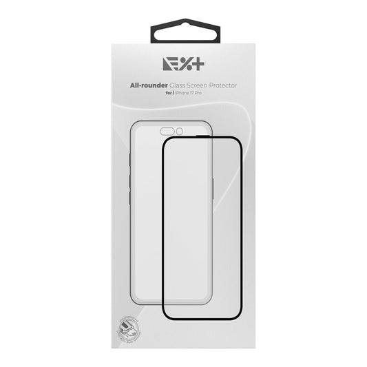 NEXT.ONE All-Rounder Glass Screen Protector mit Anbringhilfe für iPhone 17 Pro