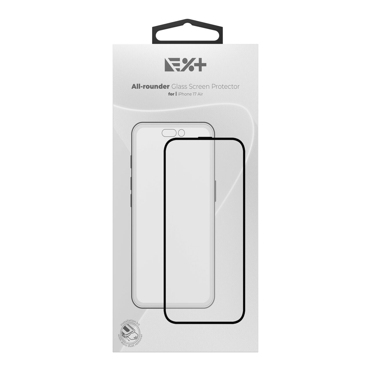 NEXT.ONE All-Rounder Glass Screen Protector mit Anbringhilfe für iPhone Air