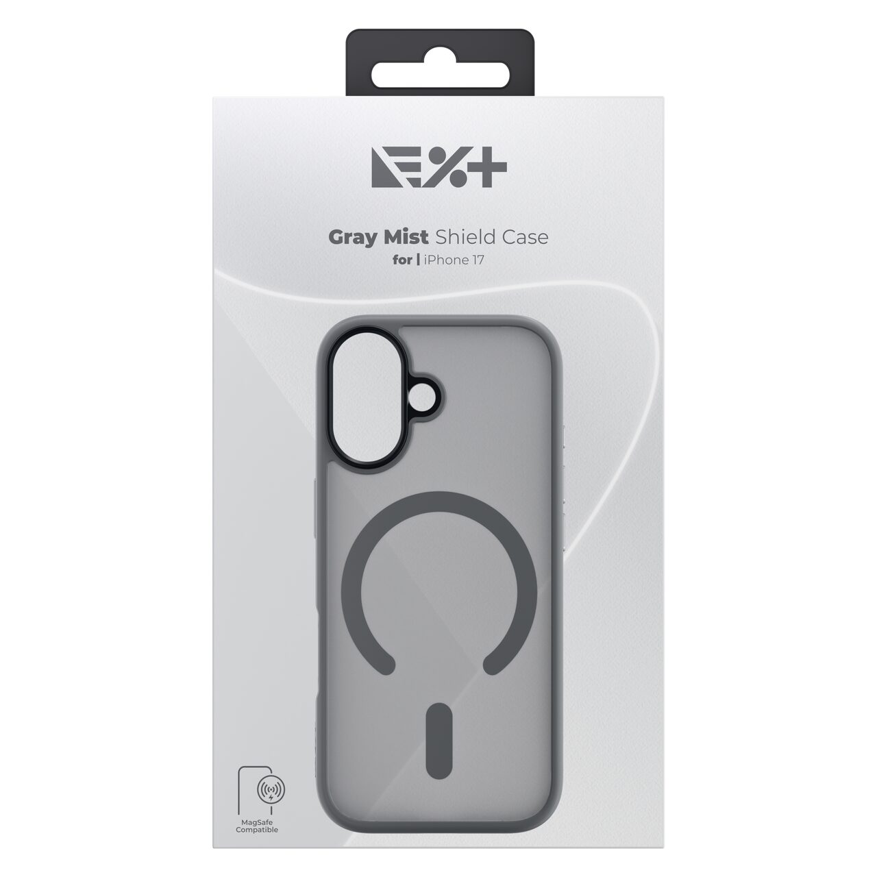 NEXT ONE Grey Mist Shield Case for iPhone 17 | MagSafe