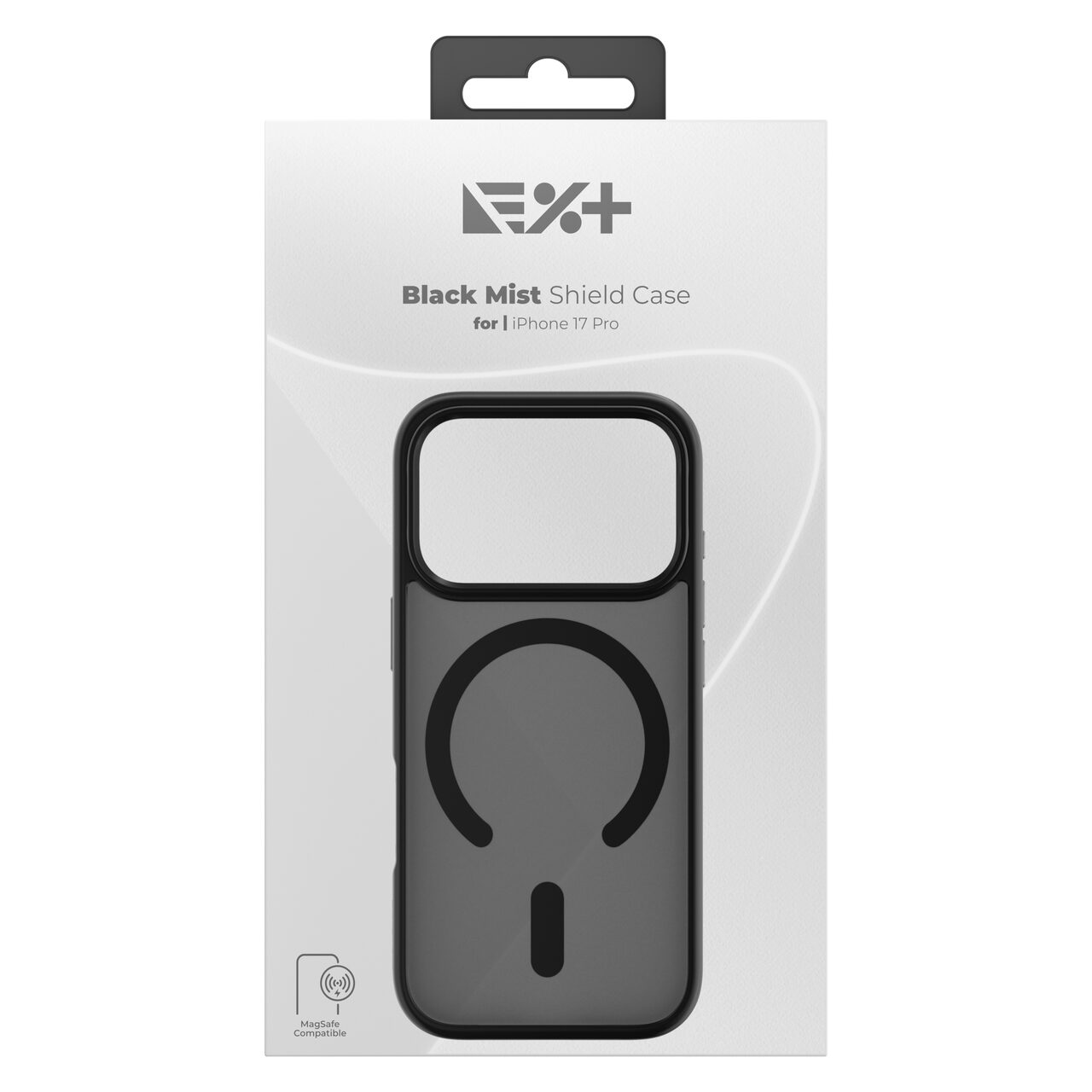 NEXT ONE Black Mist Shield Case for iPhone 17 Pro | MagSafe