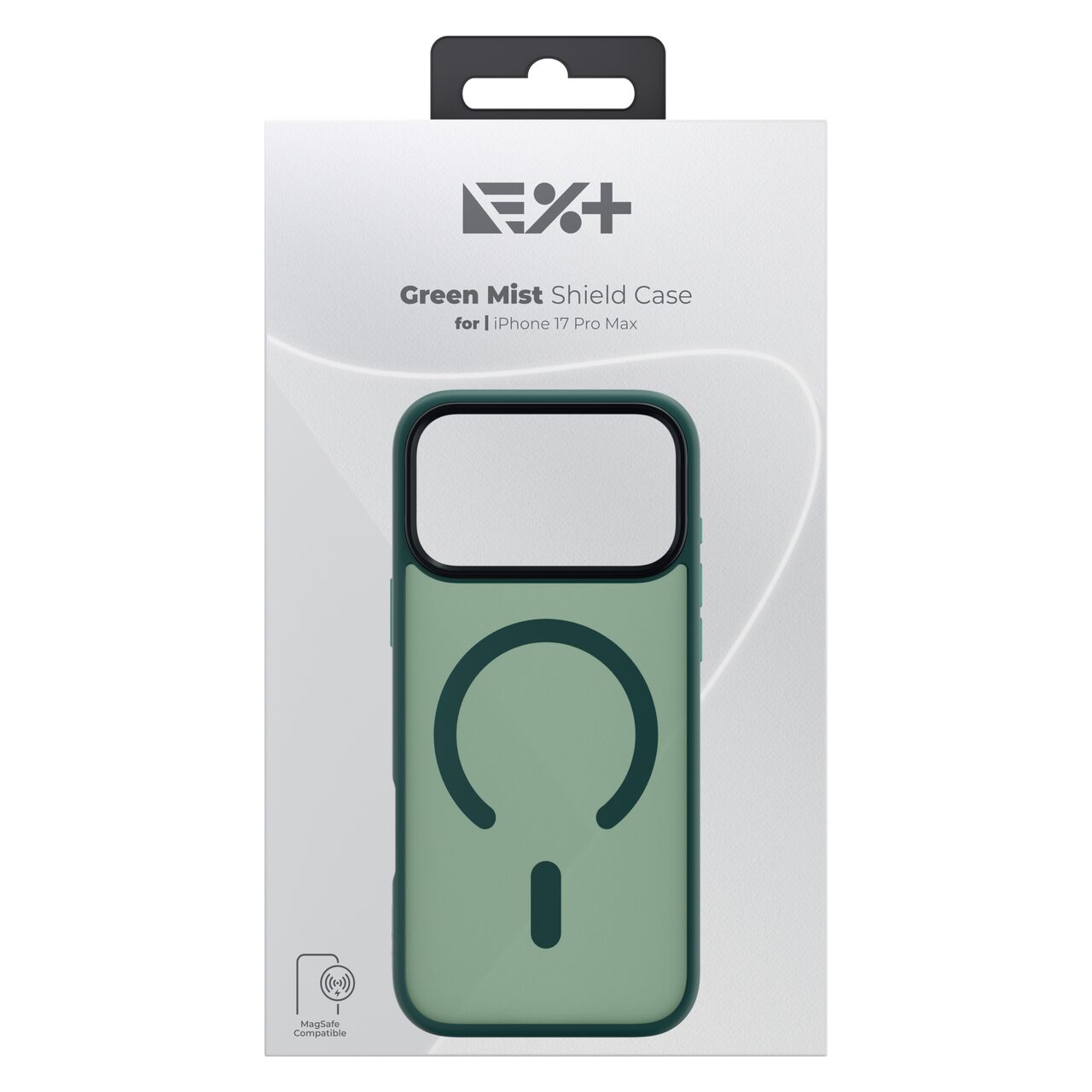NEXT ONE Green Mist Shield Case for iPhone 17 Pro Max | MagSafe