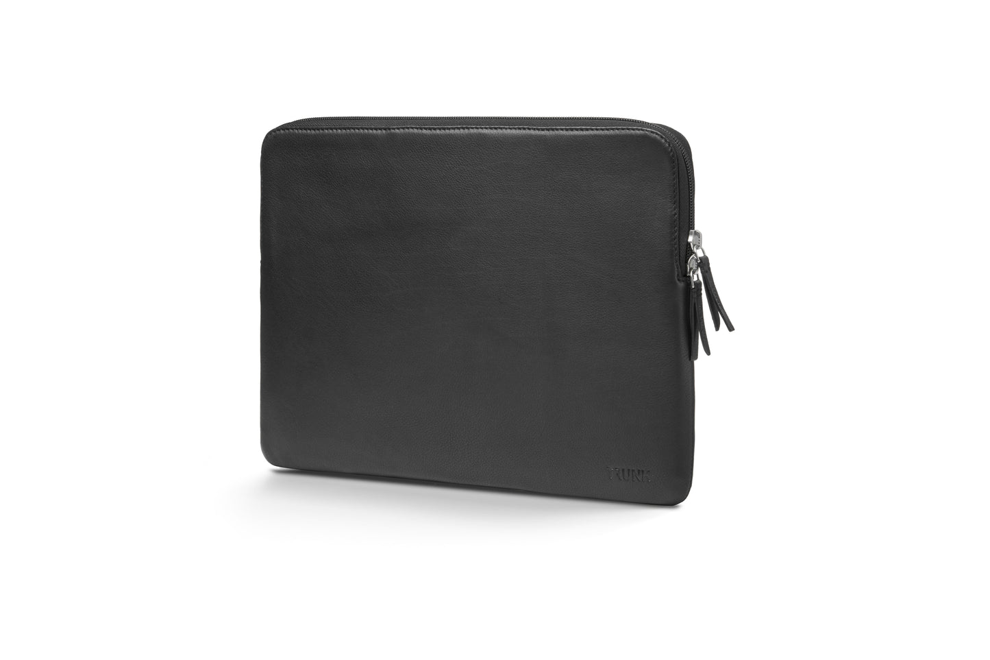 Trunk Leder Sleeve für MacBook Pro 13", Schwarz