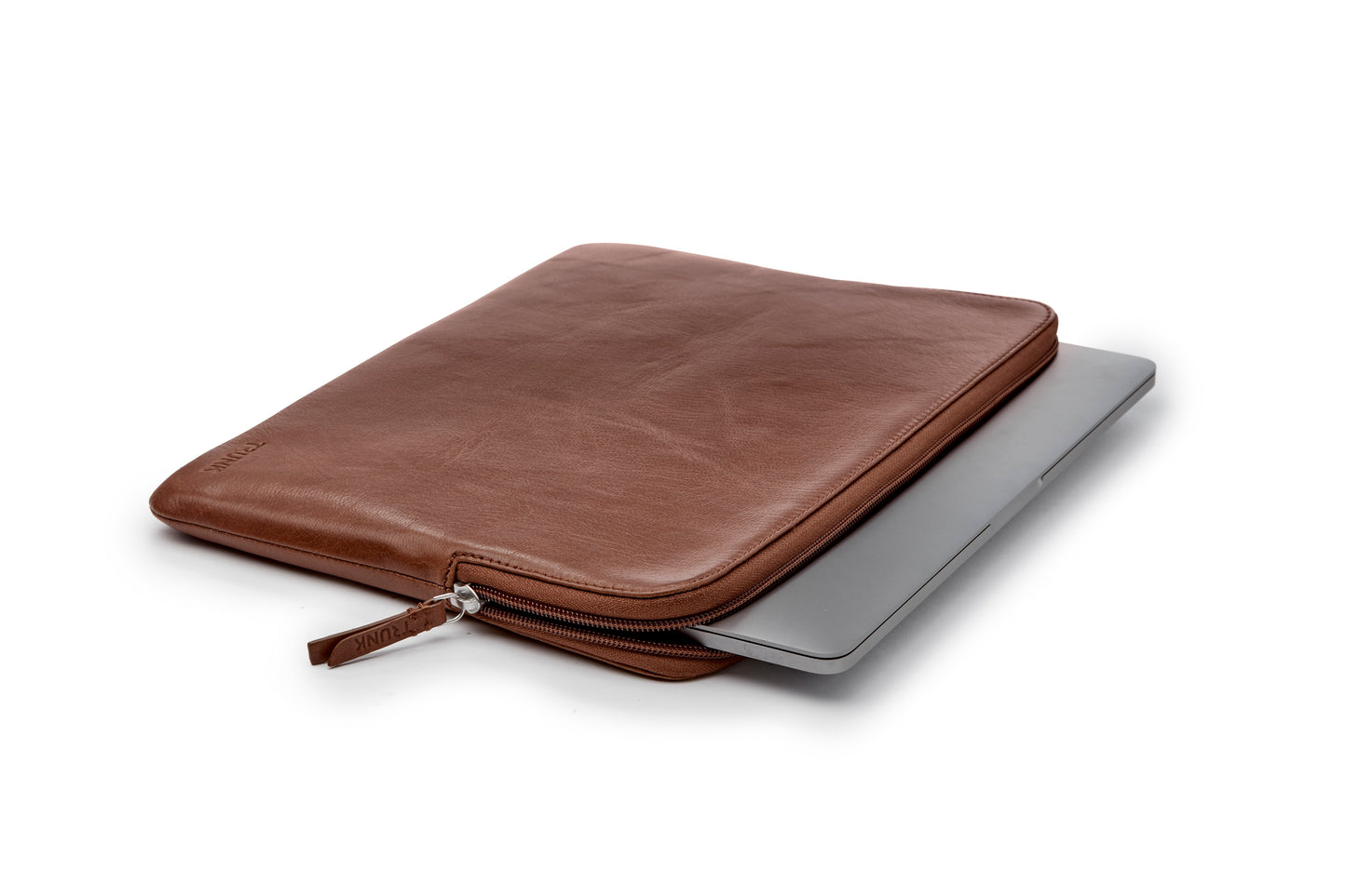 Trunk Leder Sleeve für MacBook Pro 14", Braun