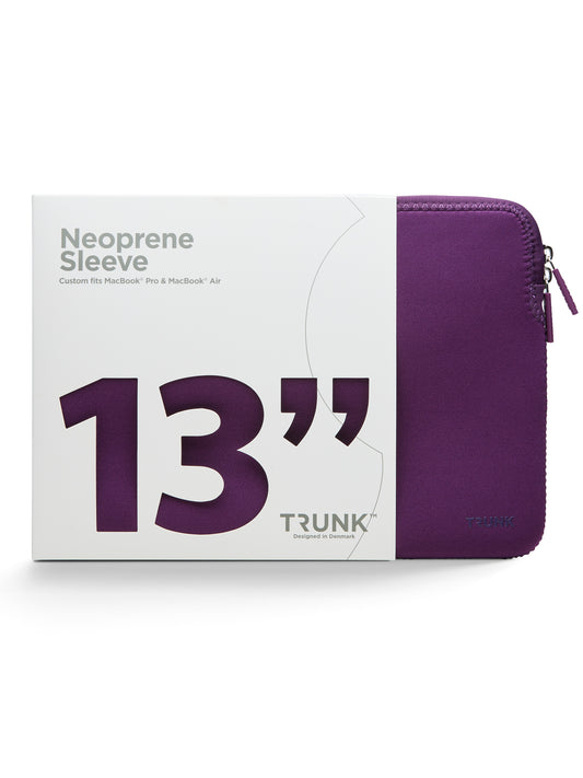 Trunk Neopren Sleeve für MacBook Air / Pro 13", Violett