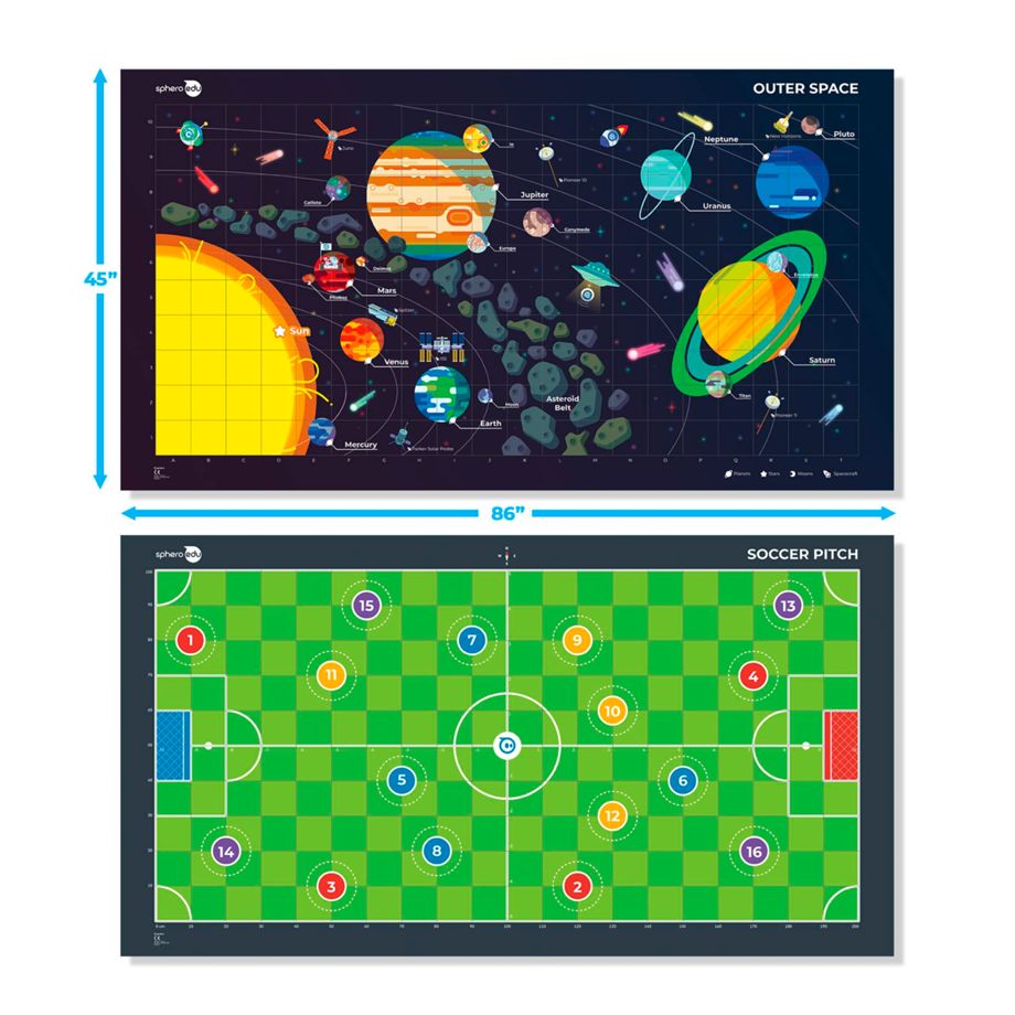 Sphero Code Mat Space/Soccer