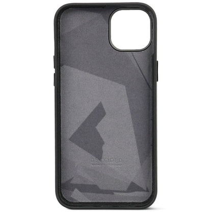 Decoded Leather Backcover for iPhone 15 Black