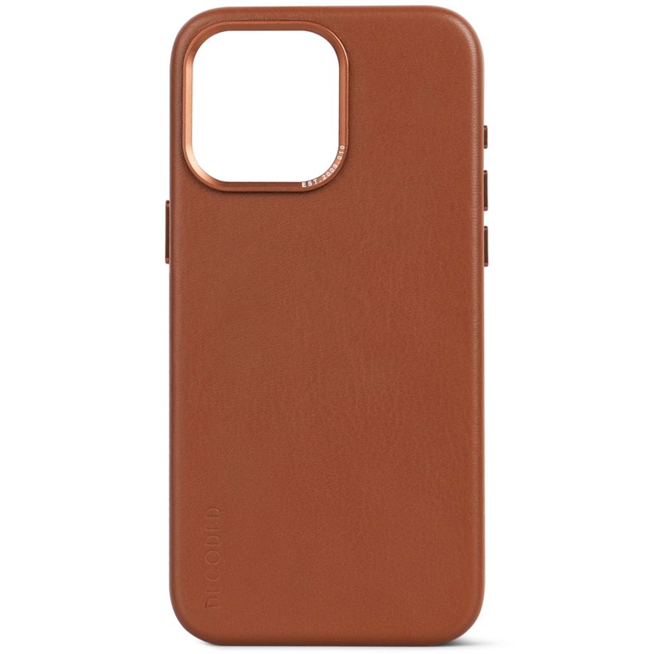 Decoded Leather Backcover for iPhone 15 Pro Tan