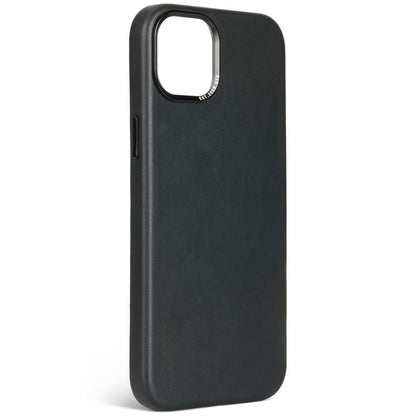 Decoded Leather Backcover for iPhone 15 Plus Black