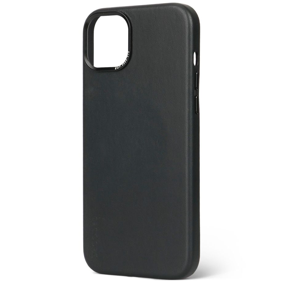 Decoded Leather Backcover for iPhone 15 Plus Black