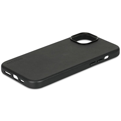 Decoded Leather Backcover for iPhone 15 Plus Black