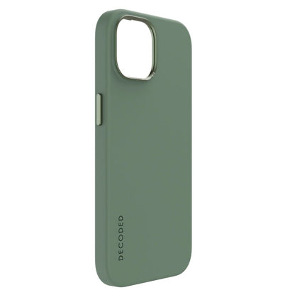 Decoded - AntiMicrobial Silicone Backcover | iPhone 15 - Sage Leaf