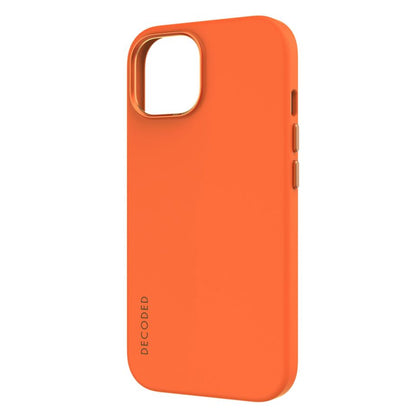 Decoded - AntiMicrobial Silicone Backcover | iPhone 15 - Apricot Crush