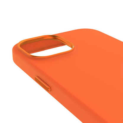 Decoded - AntiMicrobial Silicone Backcover | iPhone 15 - Apricot Crush