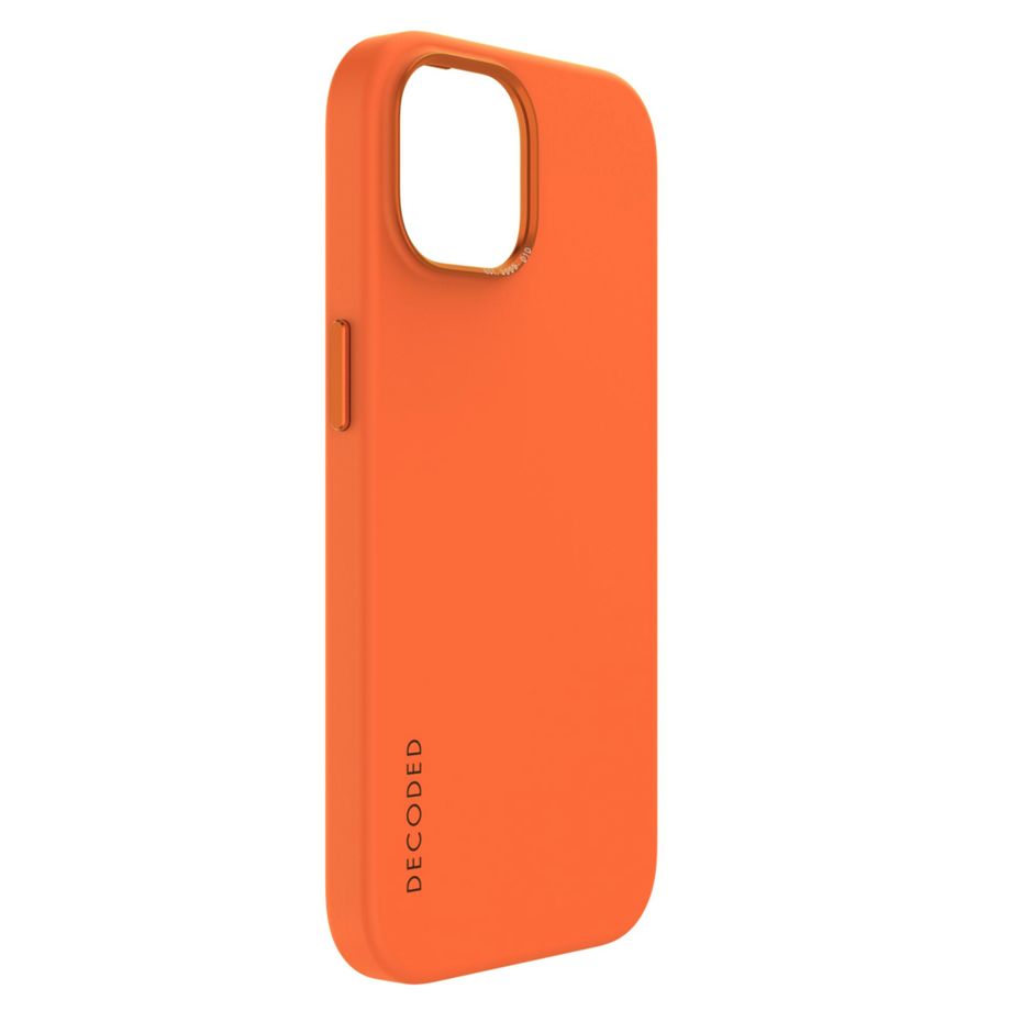 Decoded - AntiMicrobial Silicone Backcover | iPhone 15 Plus - Apricot Crush