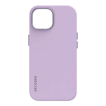 Decoded - AntiMicrobial Silicone Backcover | iPhone 15 Plus - Lavender