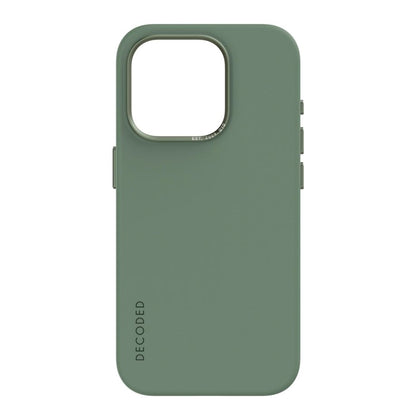 Decoded - AntiMicrobial Silicone Backcover | iPhone 15 Pro Max - Sage Leaf