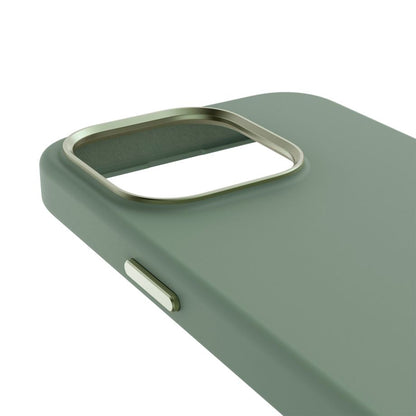 Decoded - AntiMicrobial Silicone Backcover | iPhone 15 Pro Max - Sage Leaf