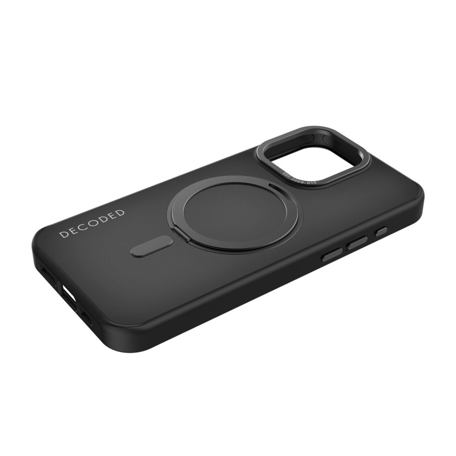 Decoded Recycled Plastic Loop Stand BackCover iPhone 15 Pro Max Black