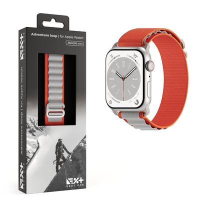 NEXT.ONE Adventure Loop für Apple Watch 38/40/41mm | Orange-Grey