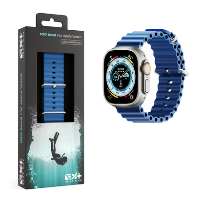 NEXT.ONE H2O Band für Apple Watch 42/44/45/49mm | Midnight Blue