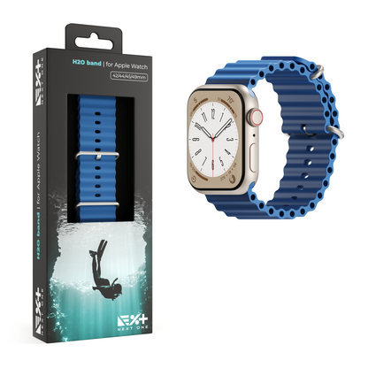 NEXT.ONE H2O Band für Apple Watch 42/44/45/49mm | Midnight Blue