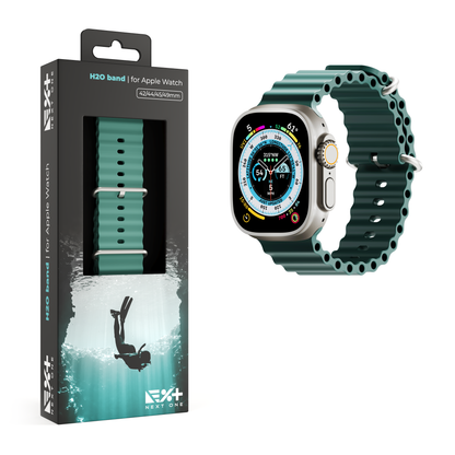 NEXT.ONE H2O Band für Apple Watch 42/44/45/49mm | Deep Sea Green