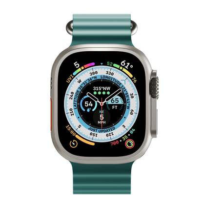 NEXT.ONE H2O Band für Apple Watch 42/44/45/49mm | Deep Sea Green