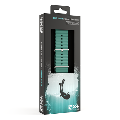 NEXT.ONE H2O Band für Apple Watch 42/44/45/49mm | Deep Sea Green