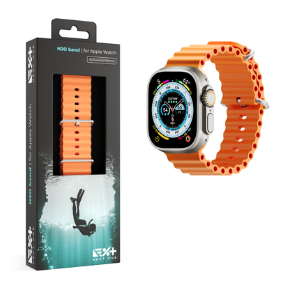 NEXT.ONE H2O Band für Apple Watch 42/44/45/49mm | Orange