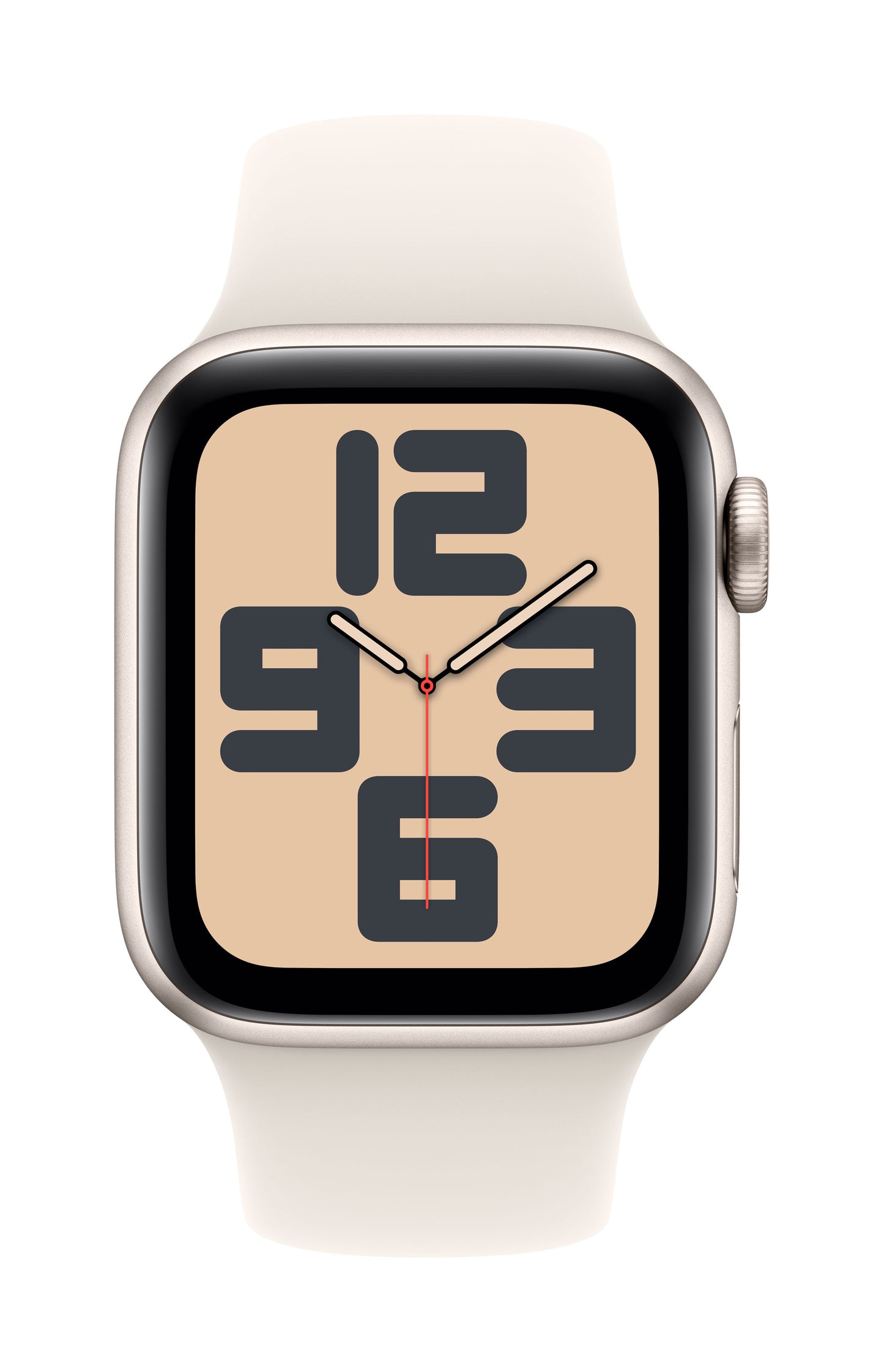 Apple Watch SE GPS + Cellular 40mm Starlight Aluminium Case with Starlight Sport Band - S/M