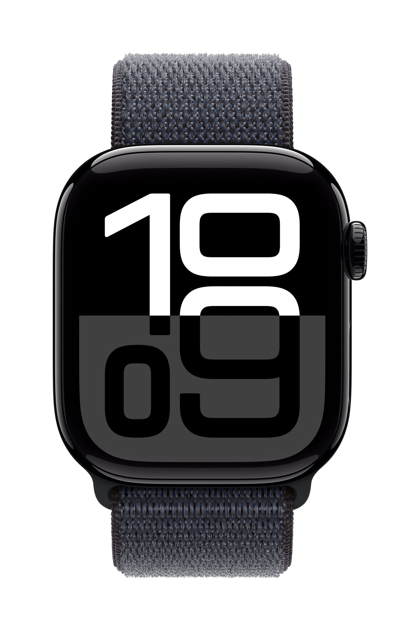 Apple Watch Series 10 GPS + Cellular 42mm Jet Black Aluminium Case with Ink Sport Loop
