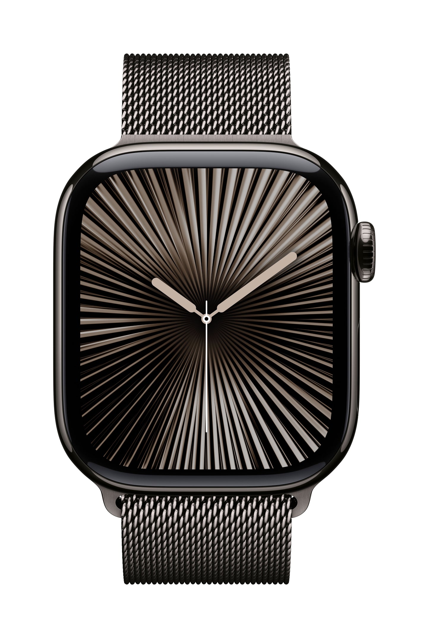 Apple Watch Series 10 GPS + Cellular 42mm Slate Titanium Case with Slate Milanese Loop