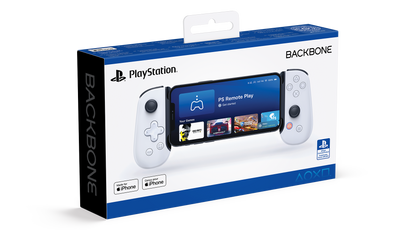 Backbone One Mobiler Gaming Controller, Playstation Edition mit Lightning, weiß