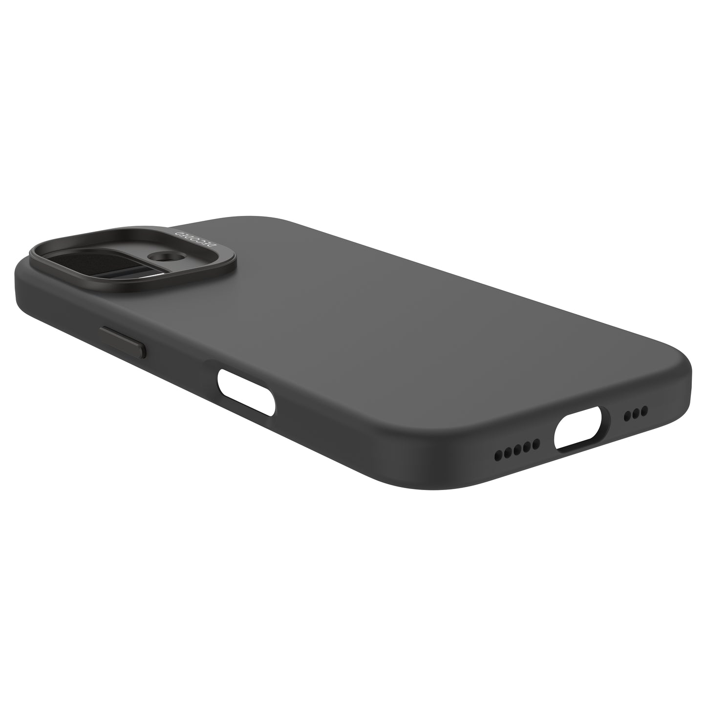 Decoded AntiMicrobial Silicone Backcover iPhone 16 Black