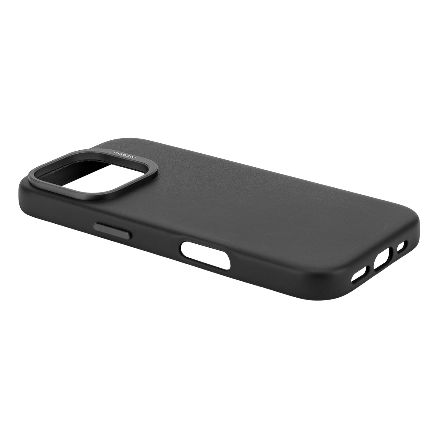 Decoded Leather Backcover iPhone 16 Pro Black