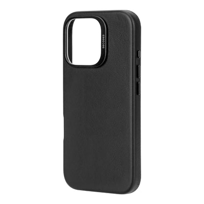 Decoded Leather Backcover iPhone 16 Pro Black