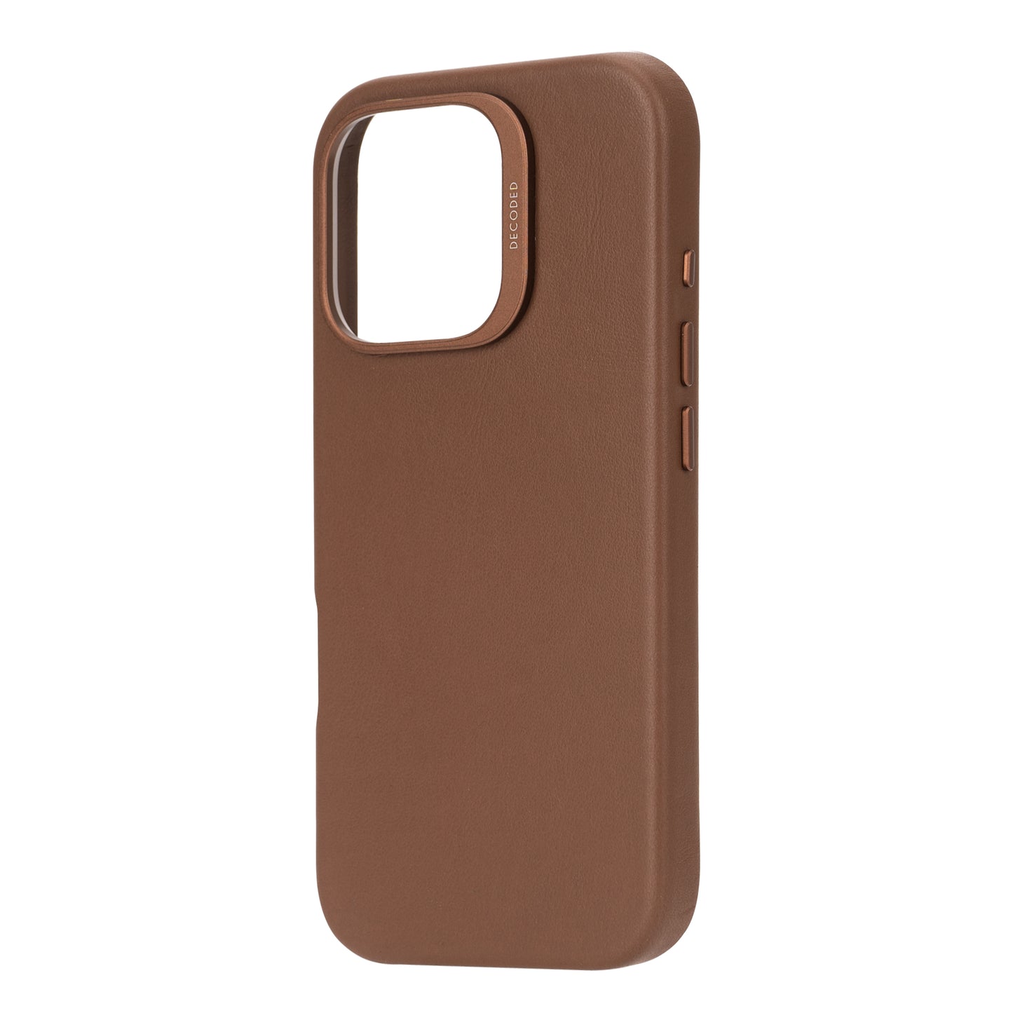 Decoded Leather Backcover iPhone 16 Pro Tan