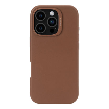 Decoded Leather Backcover iPhone 16 Pro Tan