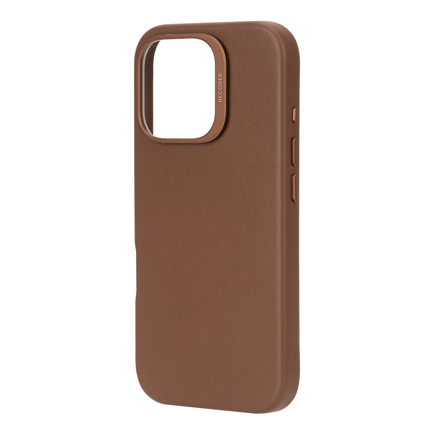 Decoded Leather Backcover iPhone 16 Pro Tan