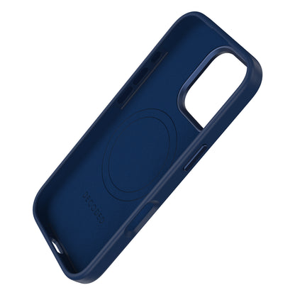 Decoded AntiMicrobial Silicone Backcover iPhone 16 Pro Navy