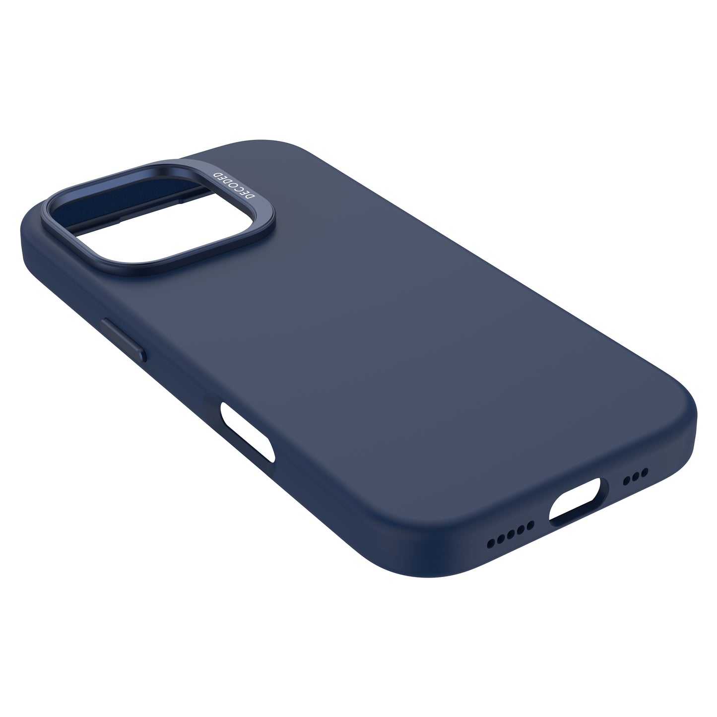 Decoded AntiMicrobial Silicone Backcover iPhone 16 Pro Navy