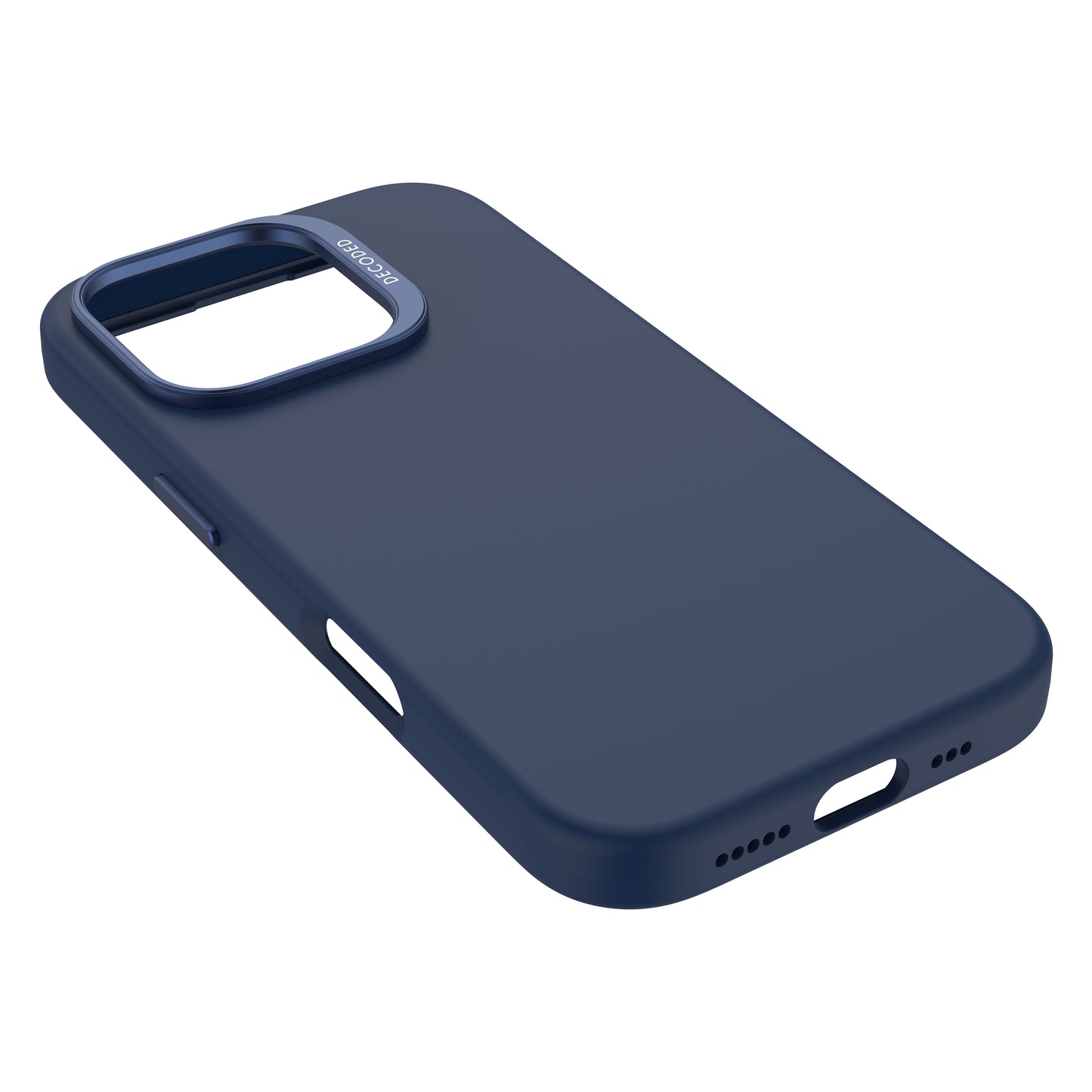 Decoded AntiMicrobial Silicone Backcover iPhone 16 Pro Navy