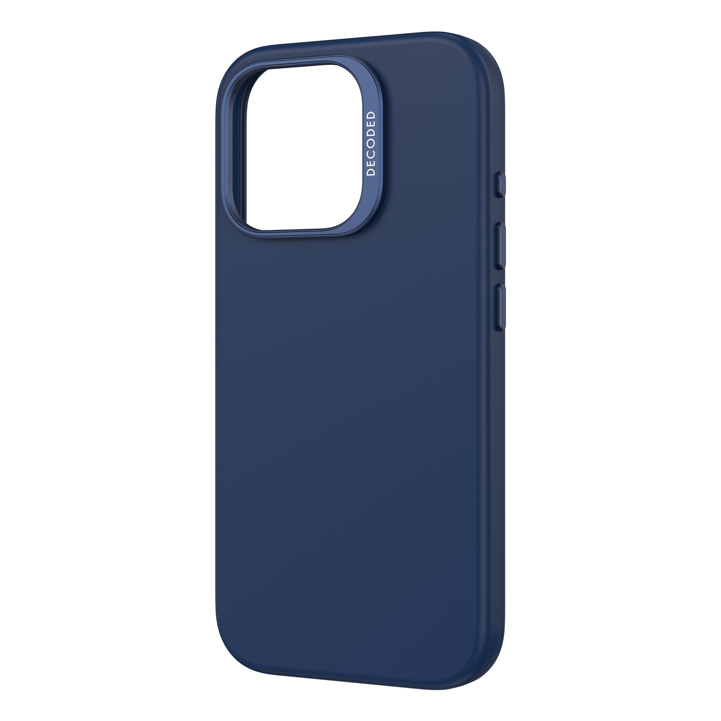 Decoded AntiMicrobial Silicone Backcover iPhone 16 Pro Navy