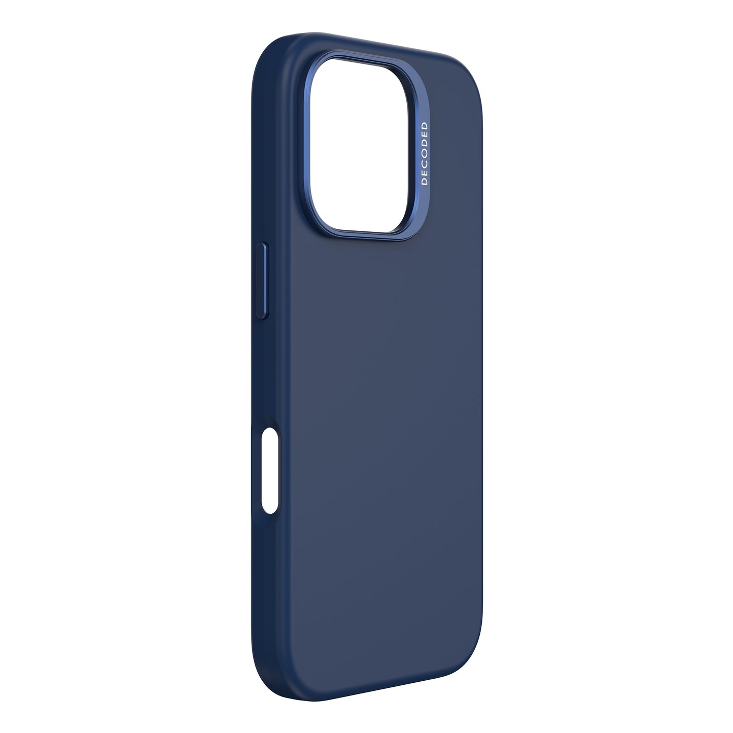 Decoded AntiMicrobial Silicone Backcover iPhone 16 Pro Navy