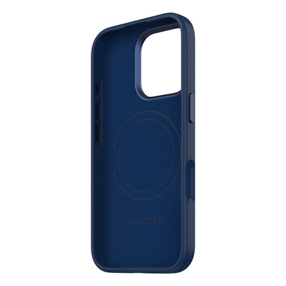 Decoded AntiMicrobial Silicone Backcover iPhone 16 Pro Navy