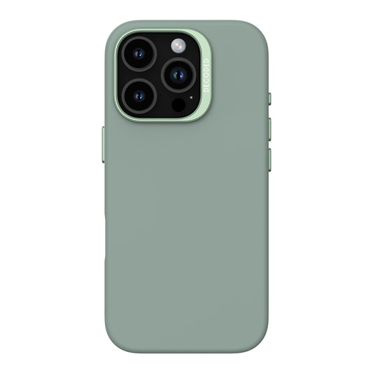 Decoded AntiMicrobial Silicone Backcover iPhone 16 Pro Jade