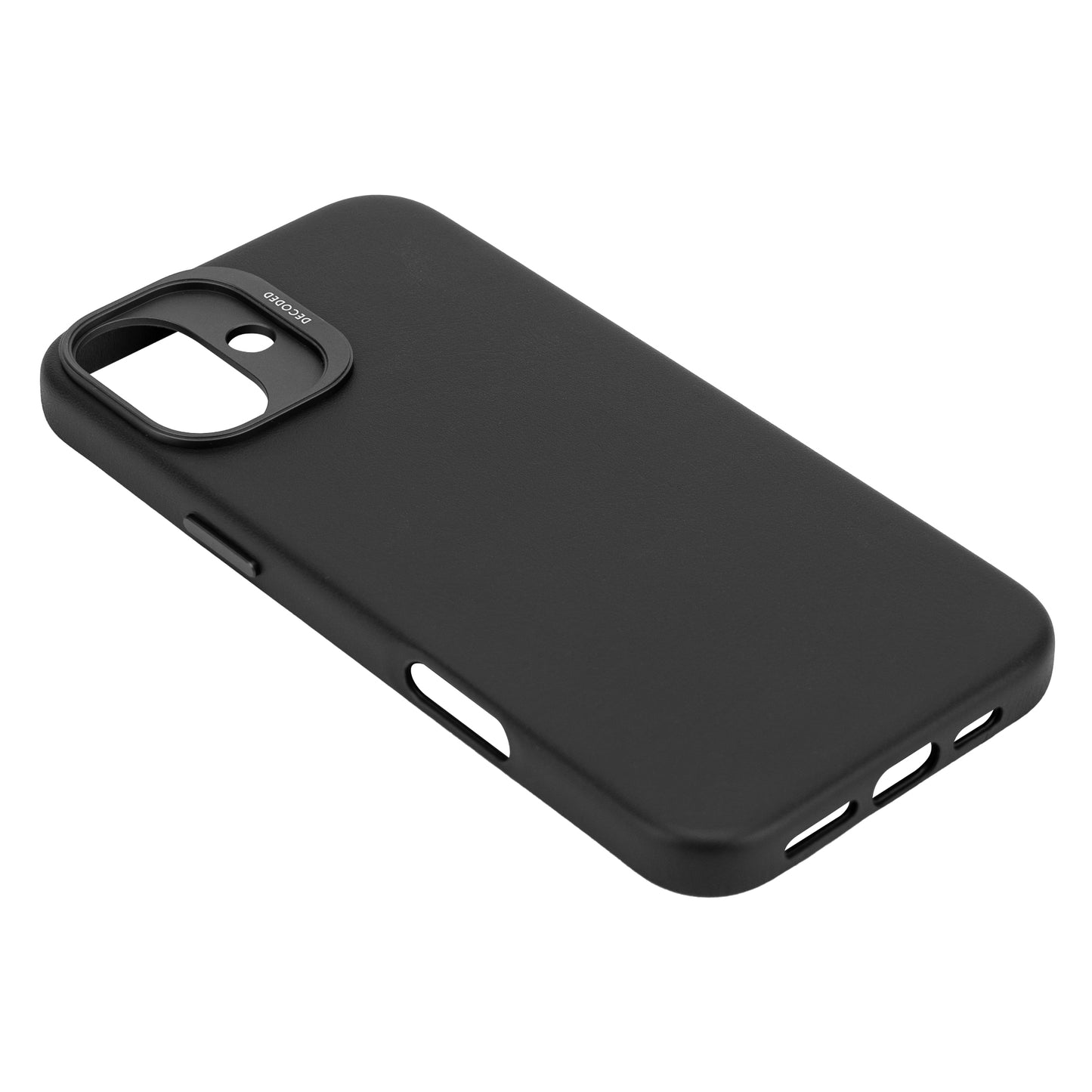 Decoded Leather Backcover iPhone 16 Plus Black