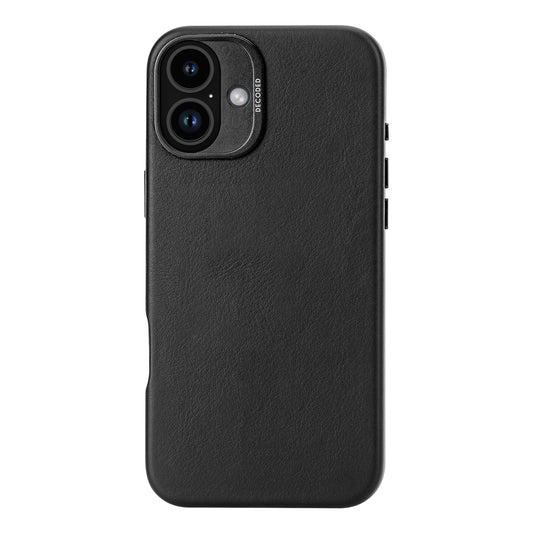 Decoded Leather Backcover iPhone 16 Plus Black