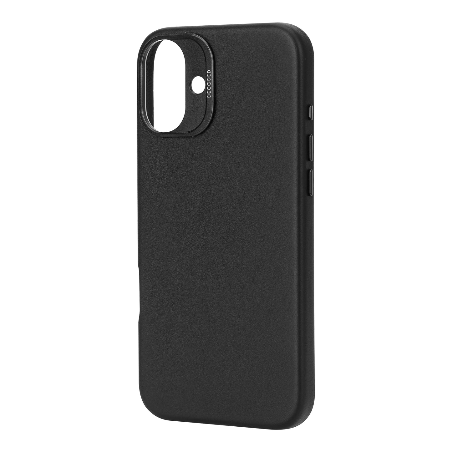 Decoded Leather Backcover iPhone 16 Plus Black