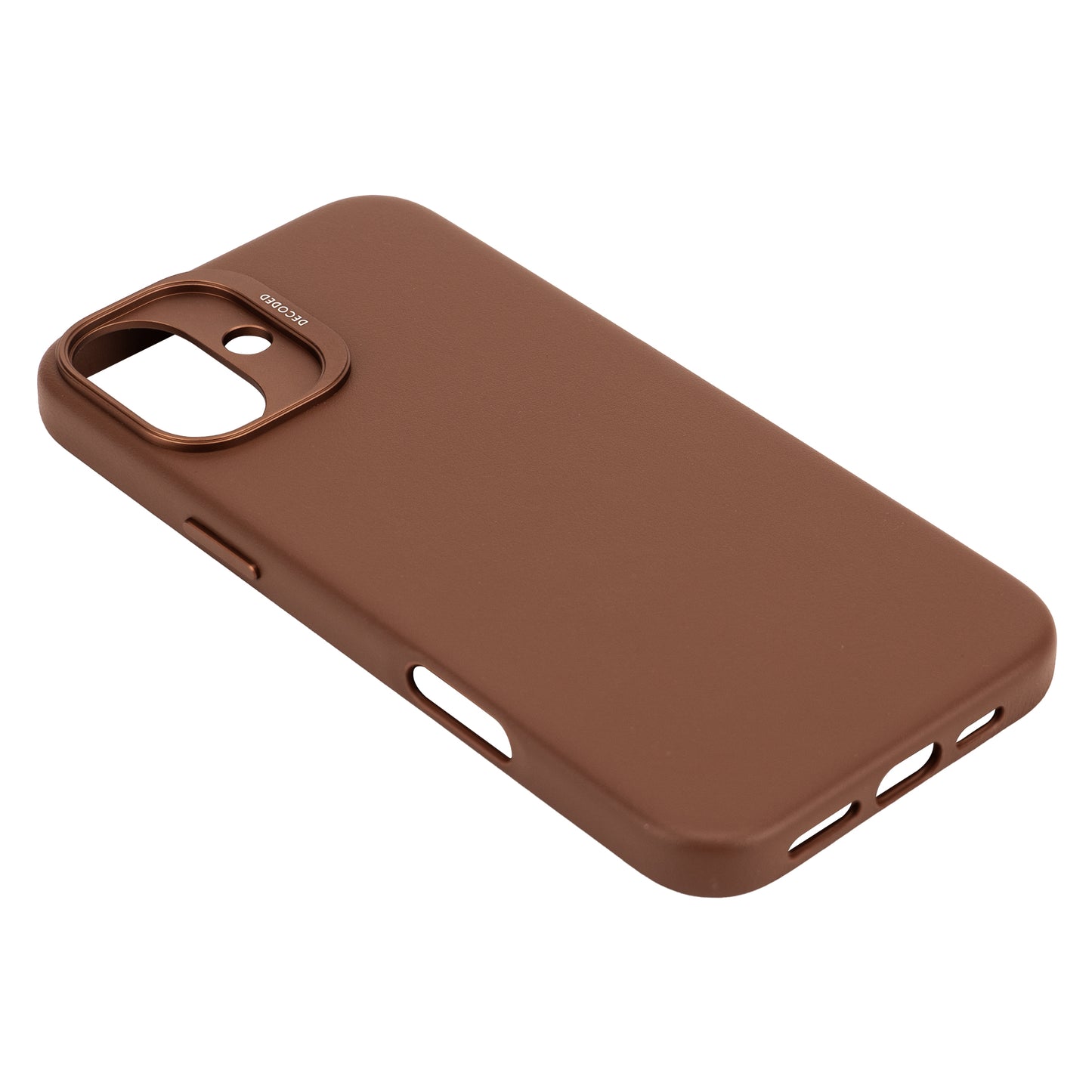 Decoded Leather Backcover iPhone 16 Plus Tan